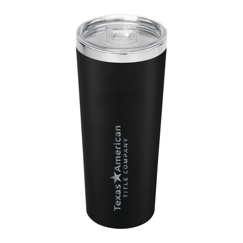Thor Vacuum Insulated Black Tumbler 22oz-Texas American Title Engraved