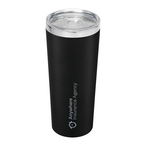 Thor Vacuum Insulated Black Tumbler 22oz-Anywhere Insurance Agency Engraved