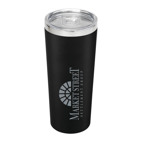 Thor Vacuum Insulated Black Tumbler 22oz-Market Street Settlement Group Engraved