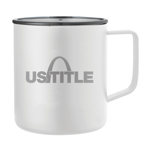 Rover Camp Vacuum Insulated White Mug 14oz-US Title Engraved
