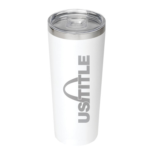 Thor Vacuum Insulated White Tumbler 22oz-US Title Engraved