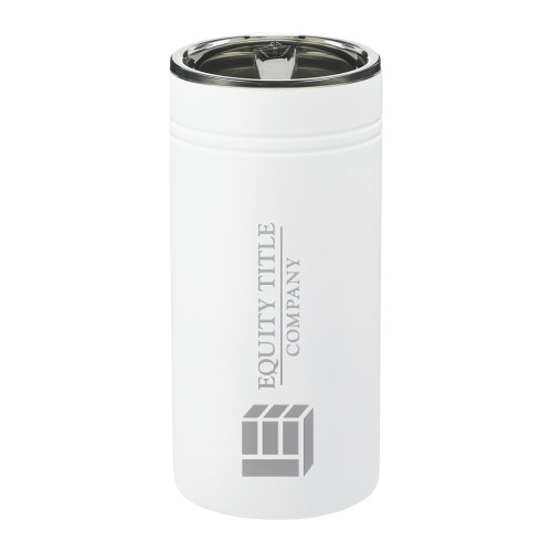 Sherpa Vacuum White Tumbler & Insulator 12oz-Equity Title Company Engraved