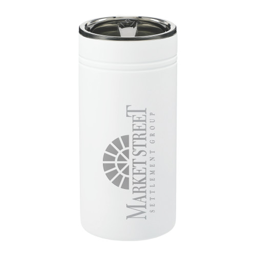 Sherpa Vacuum White Tumbler & Insulator 12oz-Market Street Settlement Group Engraved