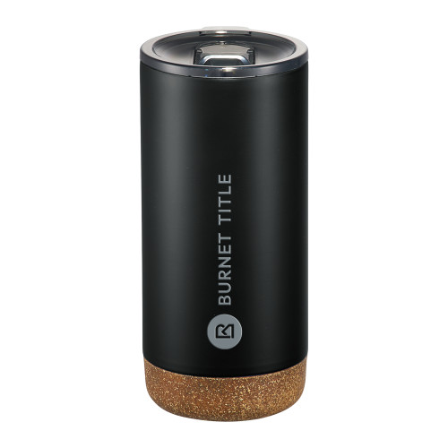 Valhalla Vacuum Insulated Black Tumbler 16oz-Burnet Title Engraved