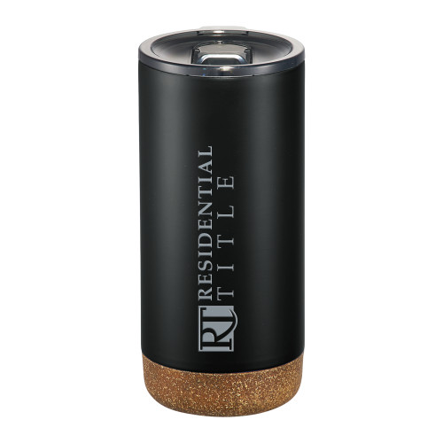 Valhalla Vacuum Insulated Black Tumbler 16oz-Residential Title Agency Engraved