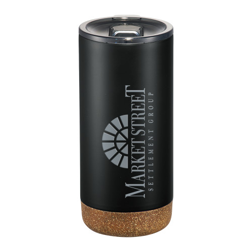 Valhalla Vacuum Insulated Black Tumbler 16oz-Market Street Settlement Group Engraved
