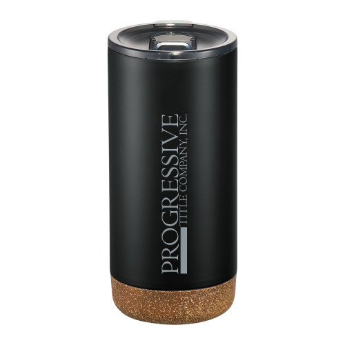 Valhalla Vacuum Insulated Black Tumbler 16oz-Progressive Title Engraved