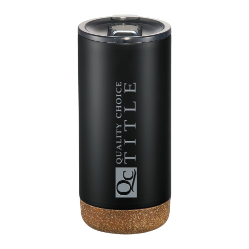 Valhalla Vacuum Insulated Black Tumbler 16oz-Quality Choice Title Engraved