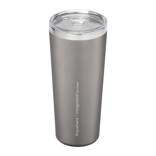 Thor Vacuum Insulated Grey Tumbler 22oz-ENGRAVED Engraved