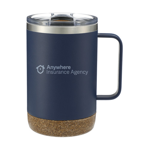 Valhalla Vacuum Insulated Camp Navy Mug 14oz-Anywhere Insurance Agency Engraved