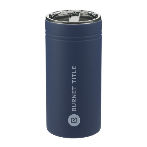 Sherpa Vacuum Navy Tumbler & Insulator 11oz-Burnet Title Engraved