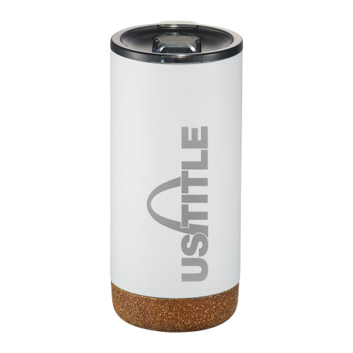 Valhalla Vacuum Insulated White Tumbler 16oz-US Title Engraved