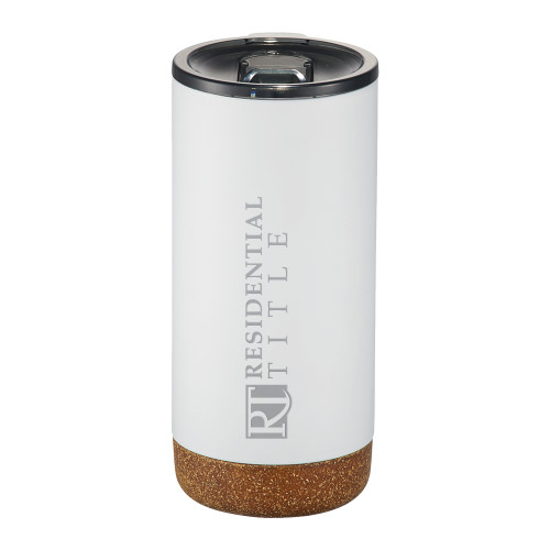 Valhalla Vacuum Insulated White Tumbler 16oz-Residential Title Agency Engraved