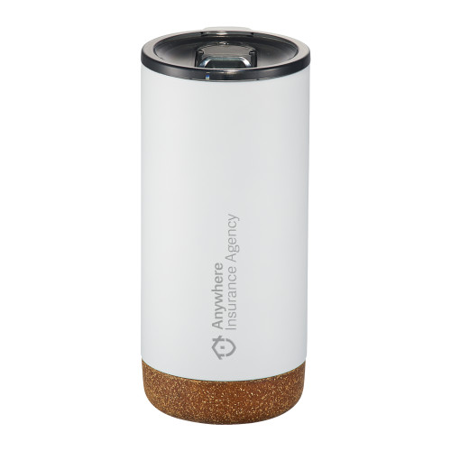 Valhalla Vacuum Insulated White Tumbler 16oz-Anywhere Insurance Agency Engraved
