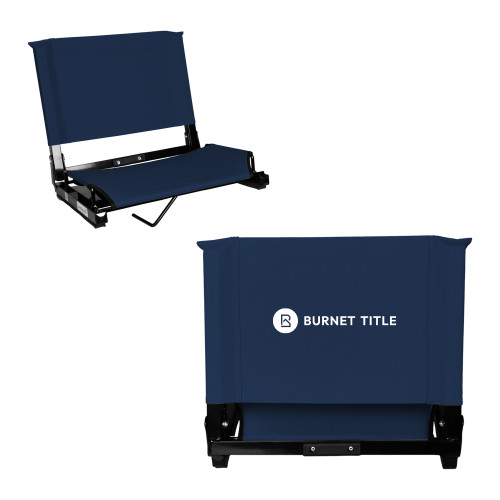 Stadium Chair Navy-Burnet Title