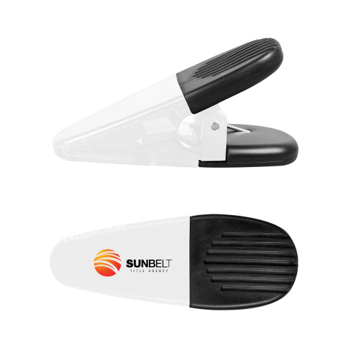 White Crocodile Clip/Magnet-Sunbelt Title Agency