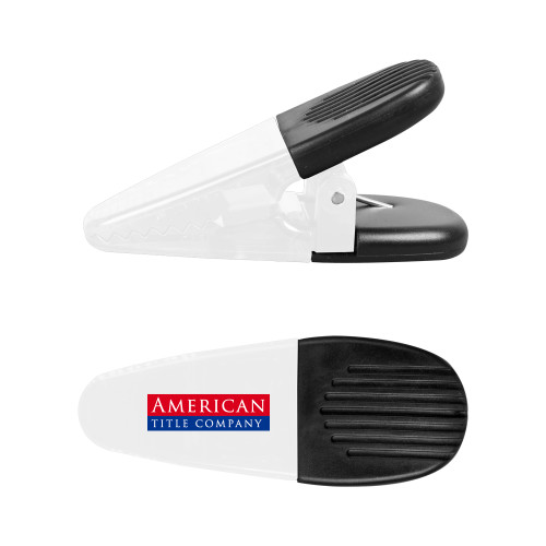 White Crocodile Clip/Magnet-American Title Company
