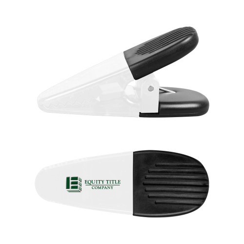 White Crocodile Clip/Magnet-Equity Title Company