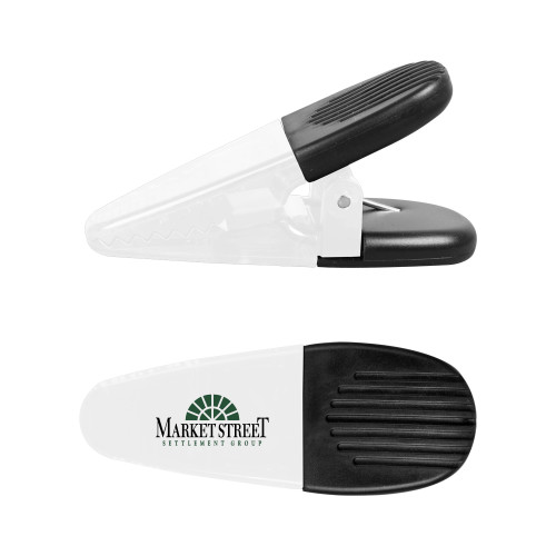 White Crocodile Clip/Magnet-Market Street Settlement Group