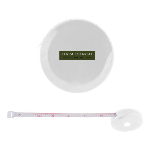 White Round Cloth 60 Inch Tape Measure-Terra Coastal Escrow