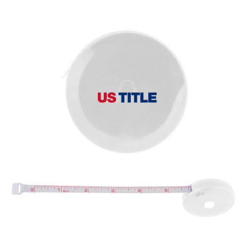 White Round Cloth 60 Inch Tape Measure-US Title