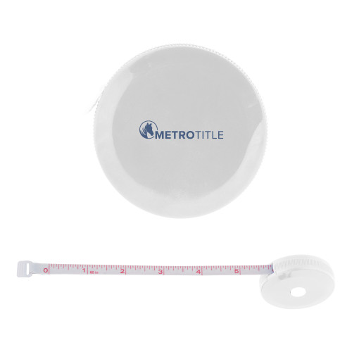 White Round Cloth 60 Inch Tape Measure-Metro Title
