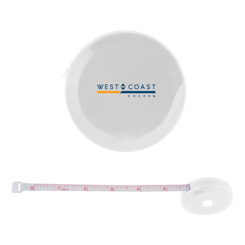 White Round Cloth 60 Inch Tape Measure-West Coast Escrow