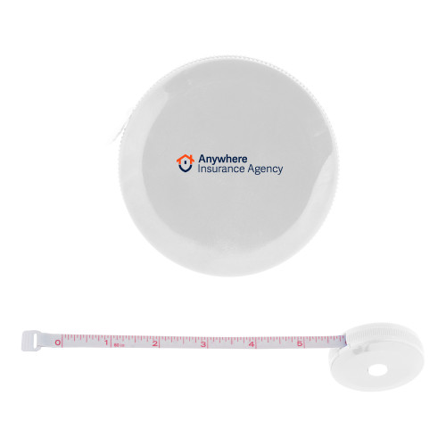 White Round Cloth 60 Inch Tape Measure-Anywhere Insurance Agency