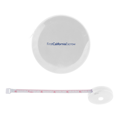 White Round Cloth 60 Inch Tape Measure-First California Escrow