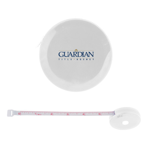 White Round Cloth 60 Inch Tape Measure-Guardian Title Agency