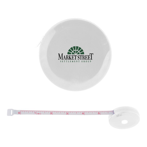 White Round Cloth 60 Inch Tape Measure-Market Street Settlement Group