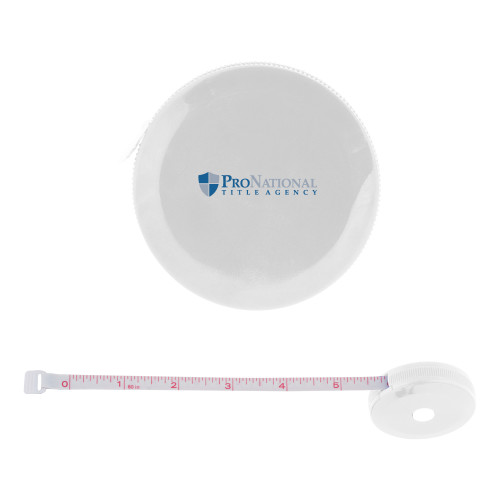 White Round Cloth 60 Inch Tape Measure-Pro National Title Agency