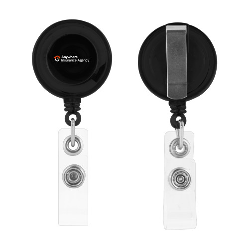 Black Retractable Badge Holder-Anywhere Insurance Agency