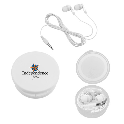 Ear Buds in White Case-Independence Title