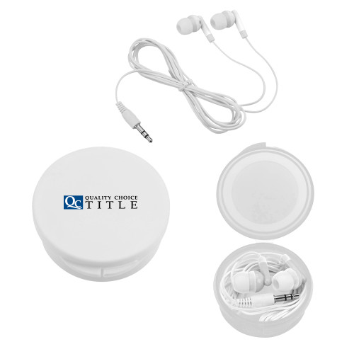 Ear Buds in White Case-Quality Choice Title