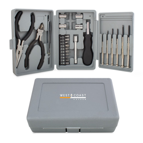Compact 26 Piece Deluxe Tool Kit-West Coast Escrow
