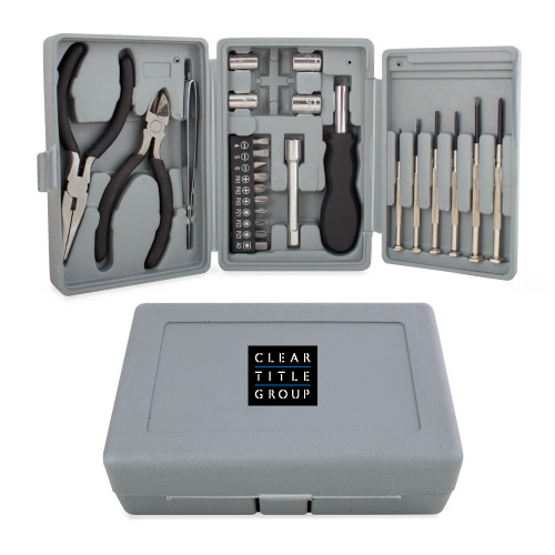 Compact 26 Piece Deluxe Tool Kit-Clear Title Group