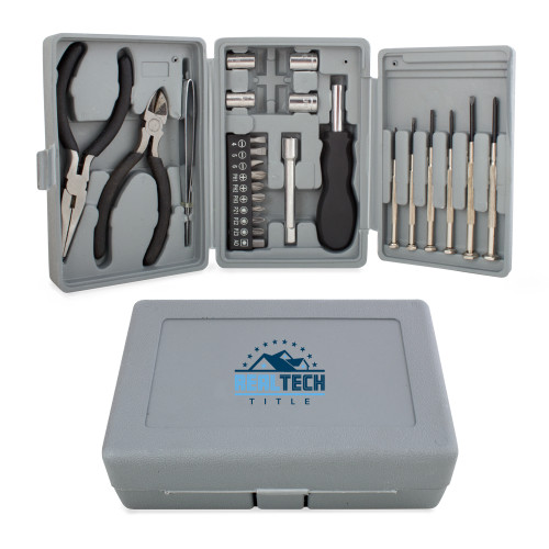 Compact 26 Piece Deluxe Tool Kit-Real Tech Title