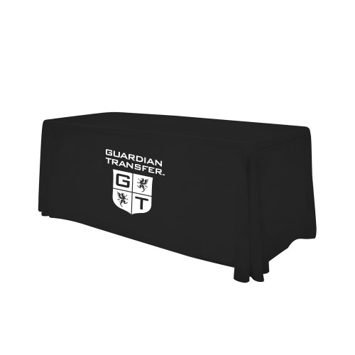Black 6 foot Table Throw-Guardian Transfer Vertical