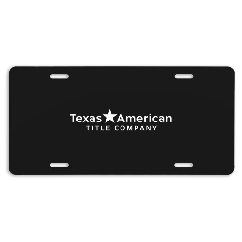 License Plate-Texas American Title