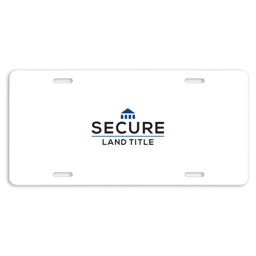 License Plate-Secure Land Title