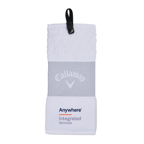 Callaway White Trifold Towel-Anywhere Integrated Services Vertical