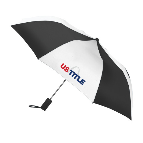 42 Inch Slim Stick Black/White Umbrella-US Title