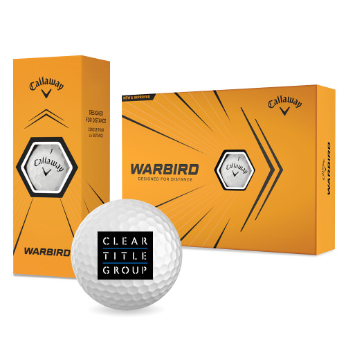 Callaway Warbird Golf Balls 12/pkg-Clear Title Group