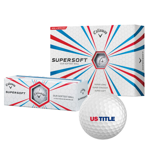 Callaway Supersoft Golf Balls 12/pkg-US Title