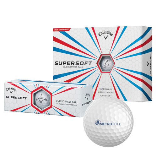 Callaway Supersoft Golf Balls 12/pkg-Metro Title