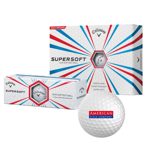Callaway Supersoft Golf Balls 12/pkg-American Title Company