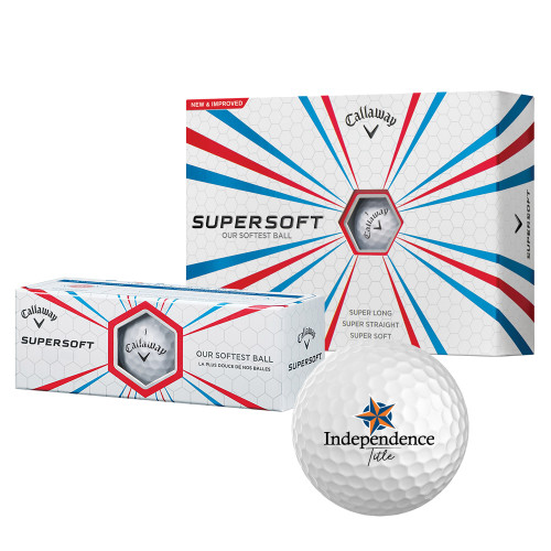 Callaway Supersoft Golf Balls 12/pkg-Independence Title
