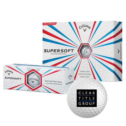 Callaway Supersoft Golf Balls 12/pkg-Clear Title Group