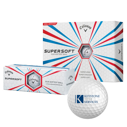 Callaway Supersoft Golf Balls 12/pkg-Keystone Title Services